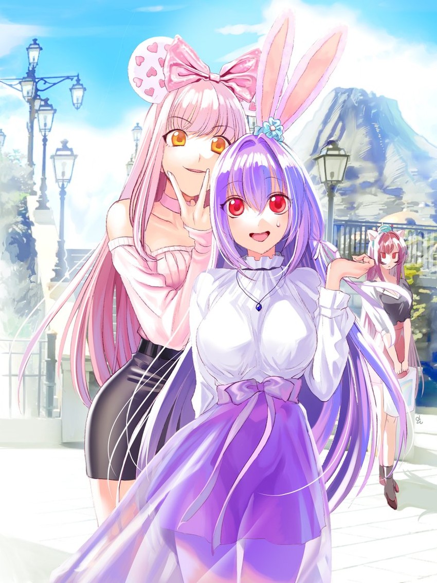 scathach, scathach skadi, and medb (fate and 1 more) drawn by asamitsu_(n_morninglight)