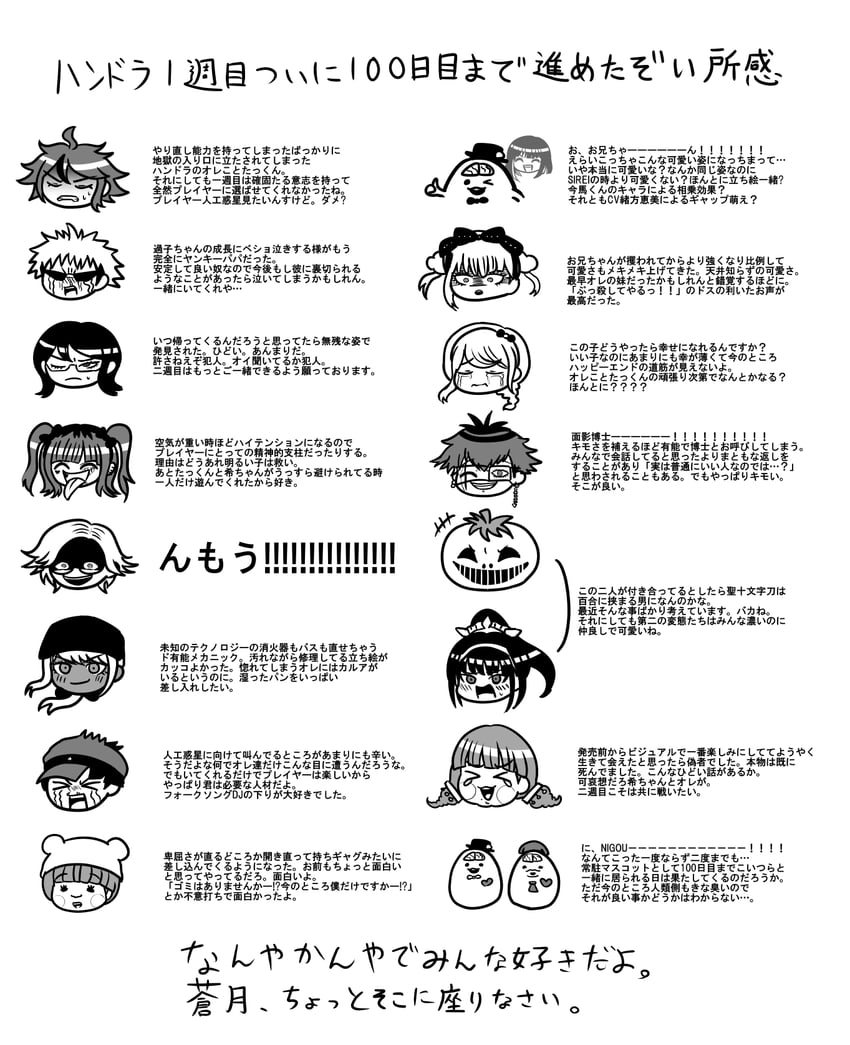 aotsuki eito, sumino takumi, omokage yugamu, tsukumo kako, tsukumo ima, and 12 more (the hundred line -last defense academy-) drawn by shimerike