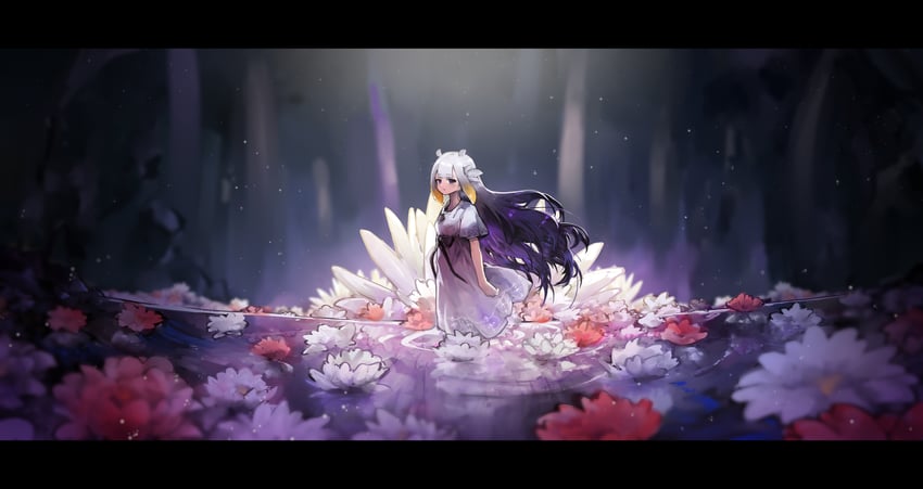 ninomae ina'nis and lily (hololive and 2 more) drawn by vyragami