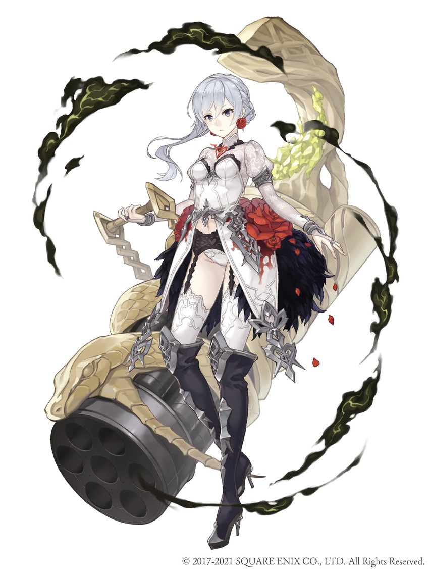 snow white (sinoalice and 1 more) drawn by ji_no