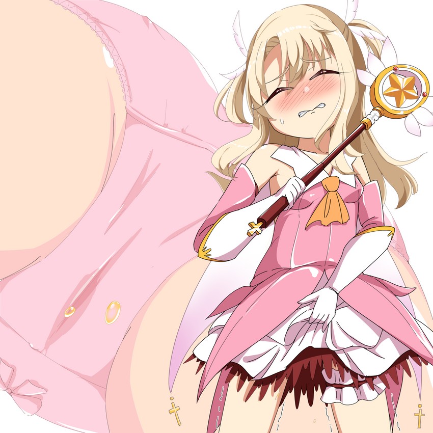 illyasviel von einzbern, prisma illya, and magical ruby (fate and 1 more) drawn by kuu_nekoneko