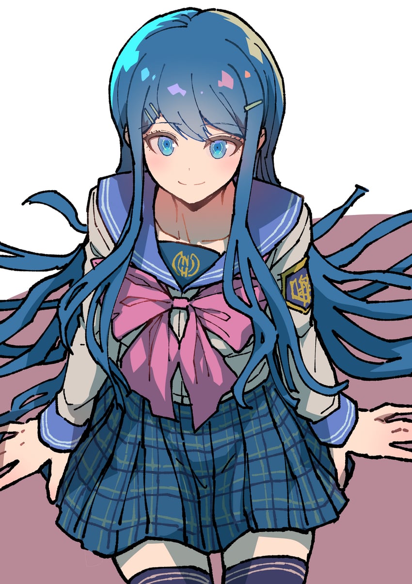 maizono sayaka (danganronpa and 1 more) drawn by youko-shima