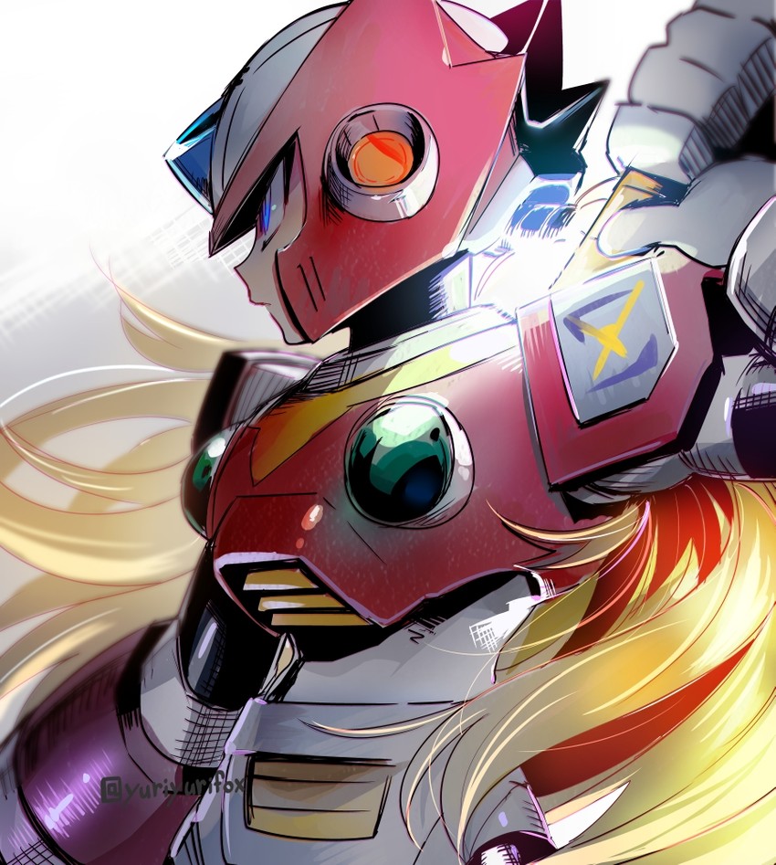 zero (mega man and 1 more) drawn by yuriyuri_(ccc)
