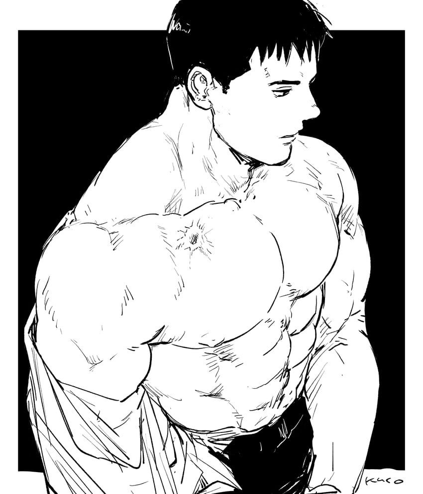 chris redfield (resident evil and 1 more) drawn by kuconoms