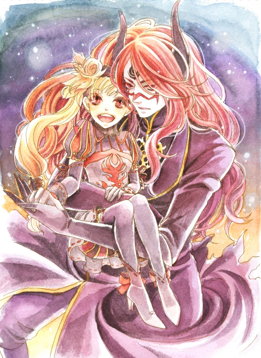 layla and shaytan (sound horizon and 1 more) drawn by chiyo_(chidori)