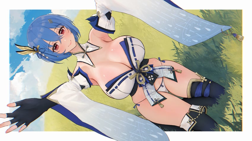 amane (senran kagura and 1 more) drawn by dan-98
