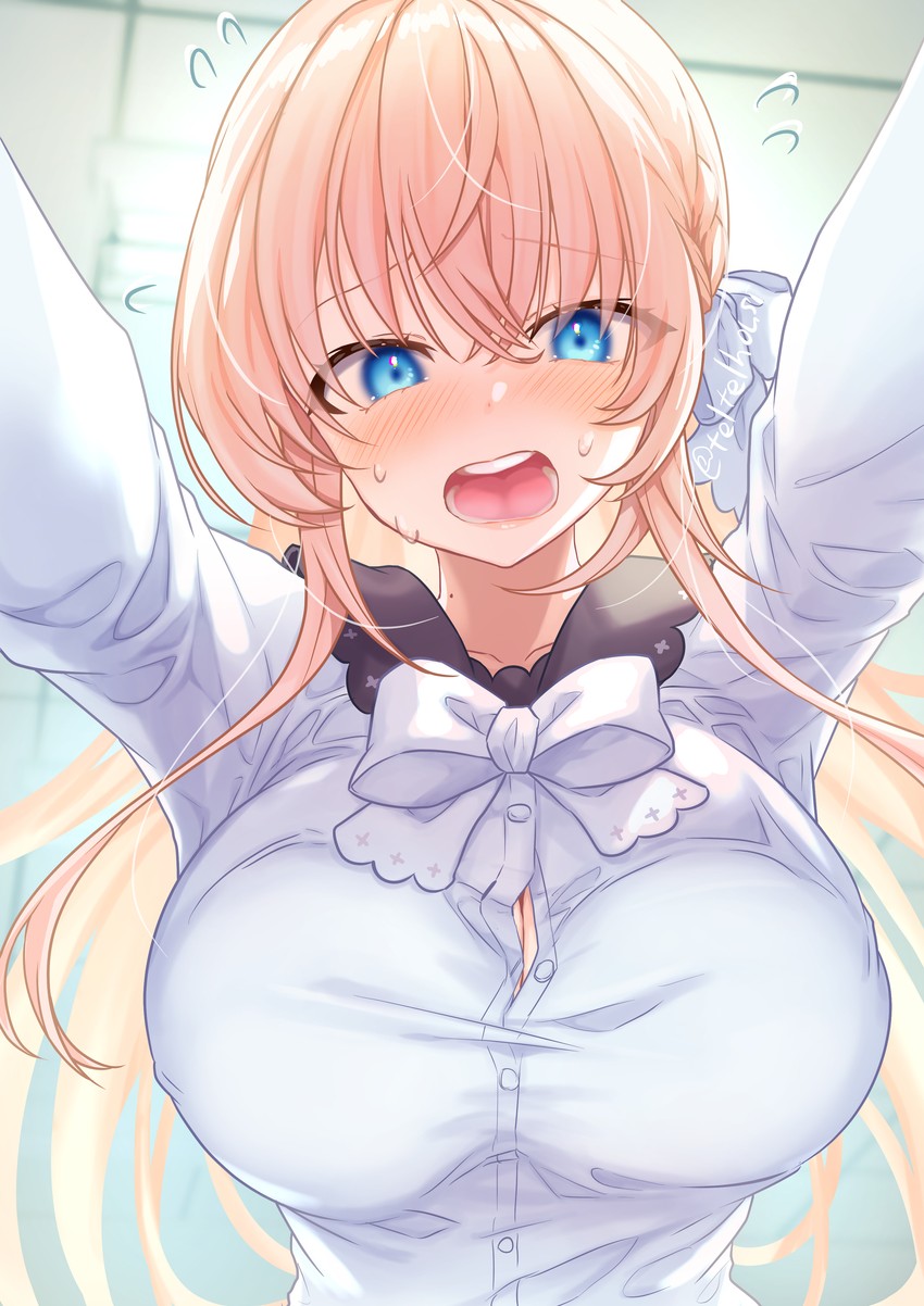 hina kurisu (unreal night girls) drawn by teltelhousi