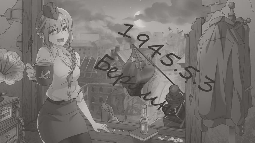 kirov (real life and 2 more) drawn by taranto_(ta_lan_tuo)