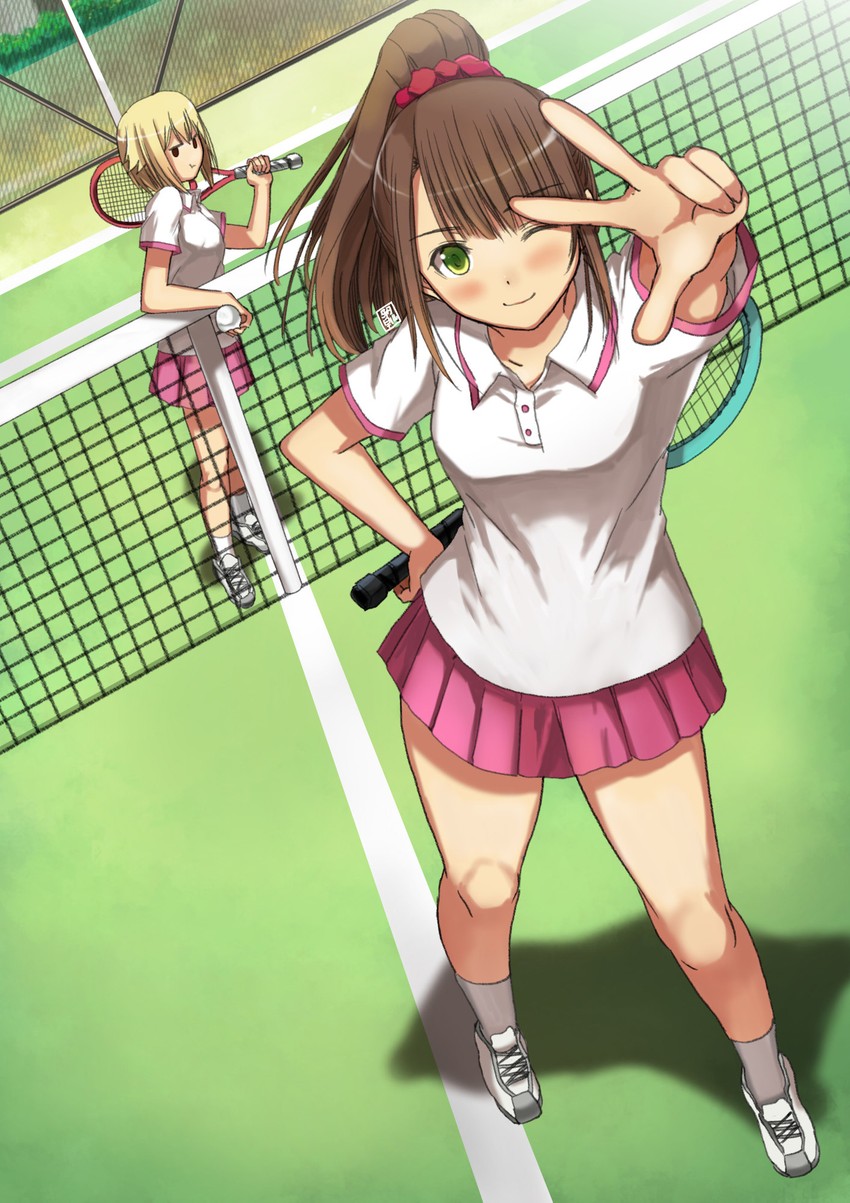 honshou aru and sunao nako (hitoribocchi no marumaru seikatsu) drawn by garimpeiro
