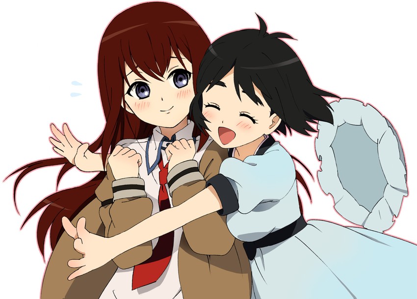 makise kurisu and shiina mayuri (steins;gate) drawn by umishima_senbon