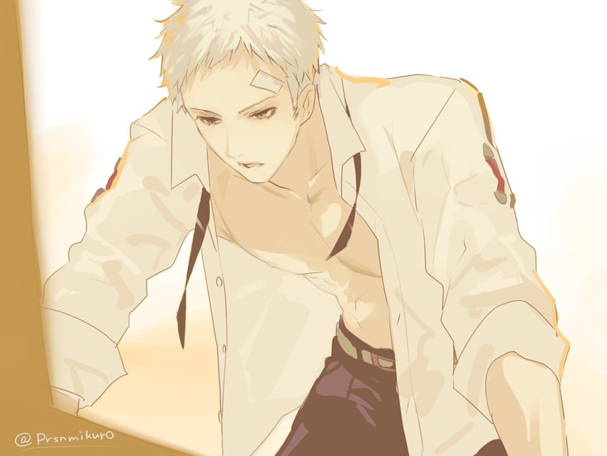 sanada akihiko (persona and 1 more) drawn by prsnmikuro