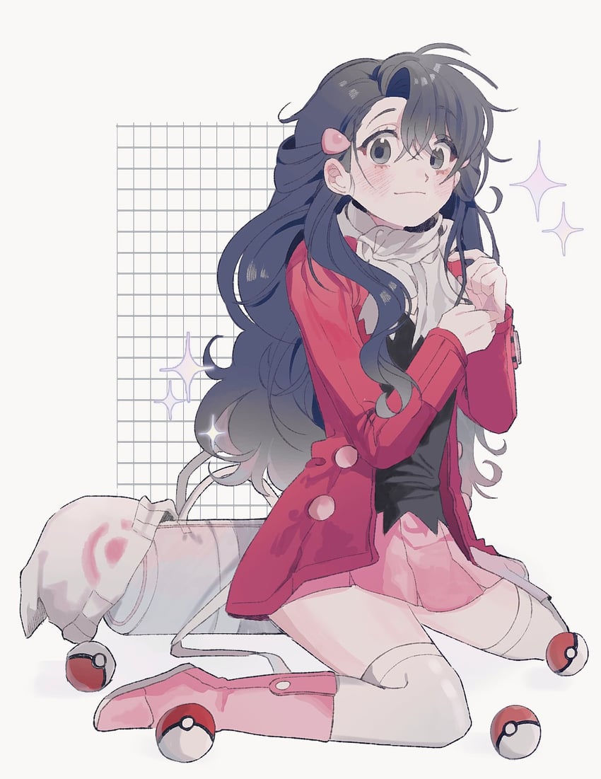 dawn (pokemon and 2 more) drawn by memoji_7672