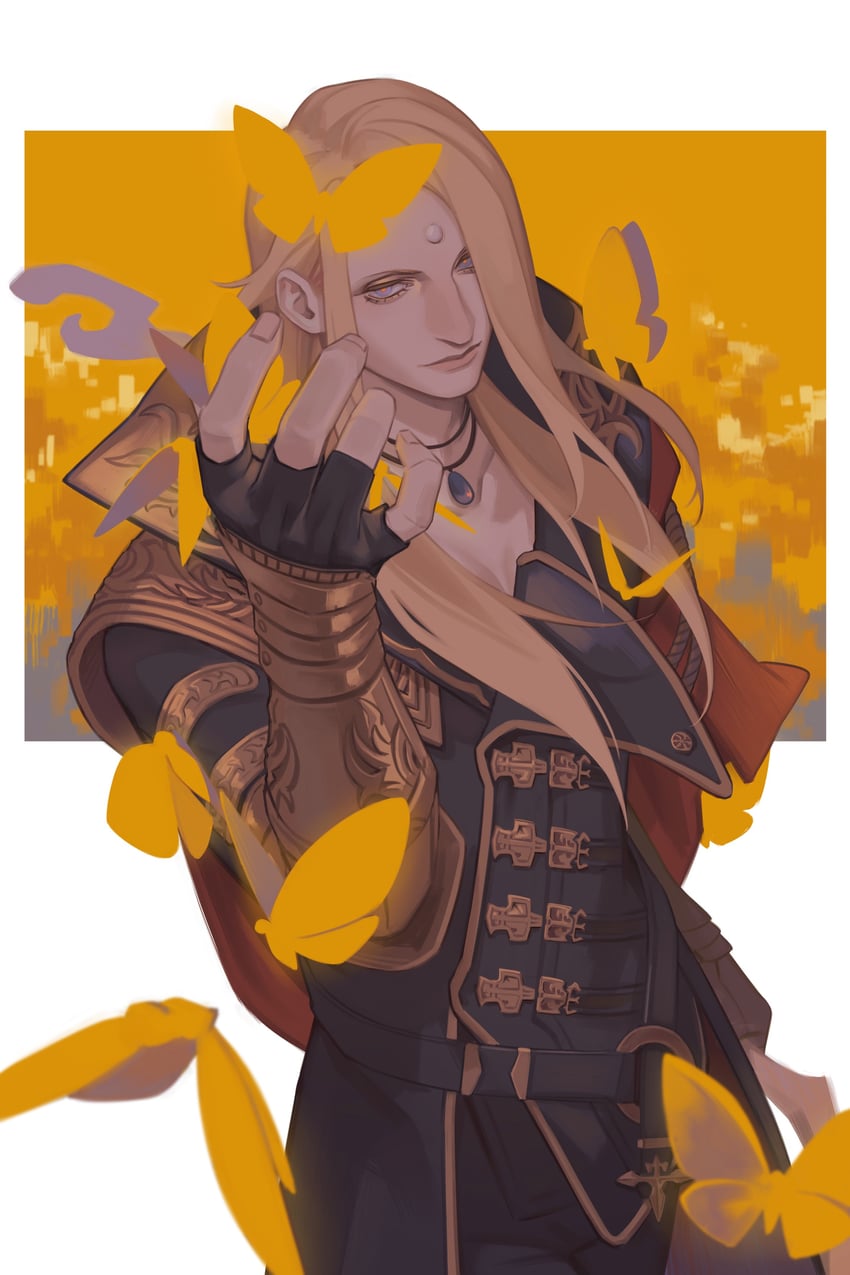 zenos yae galvus (final fantasy and 1 more) drawn by fixmeplz