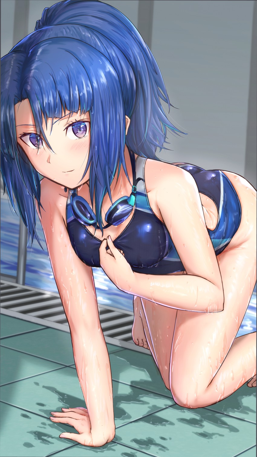 takanashi rei (alice gear aegis) drawn by origami_yakko