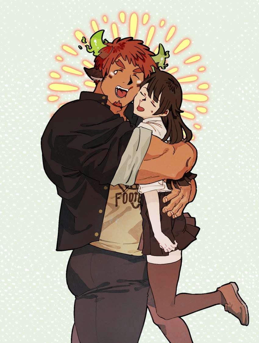 wakan tanka and protagonist 2 (tokyo afterschool summoners) drawn by blackcatlandr