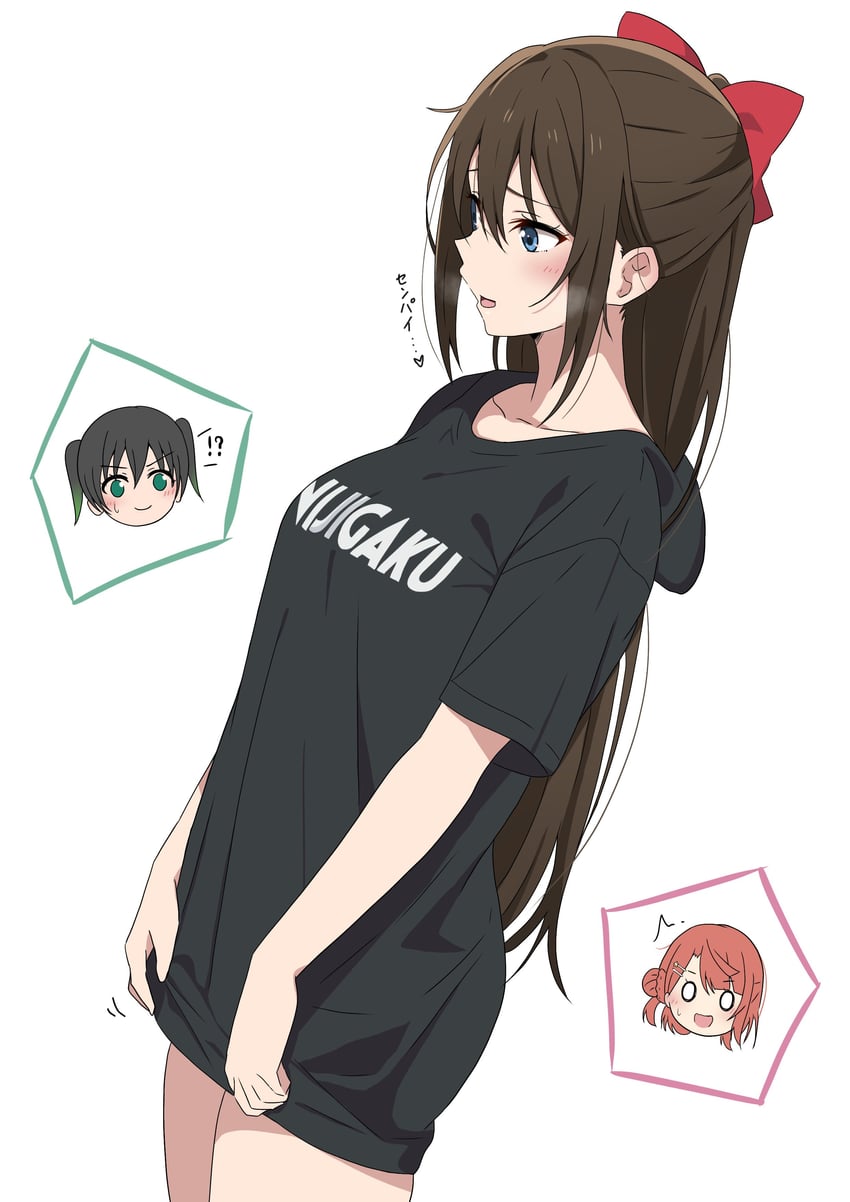 uehara ayumu, takasaki yu, and osaka shizuku (love live! and 1 more) drawn by ikesho0612
