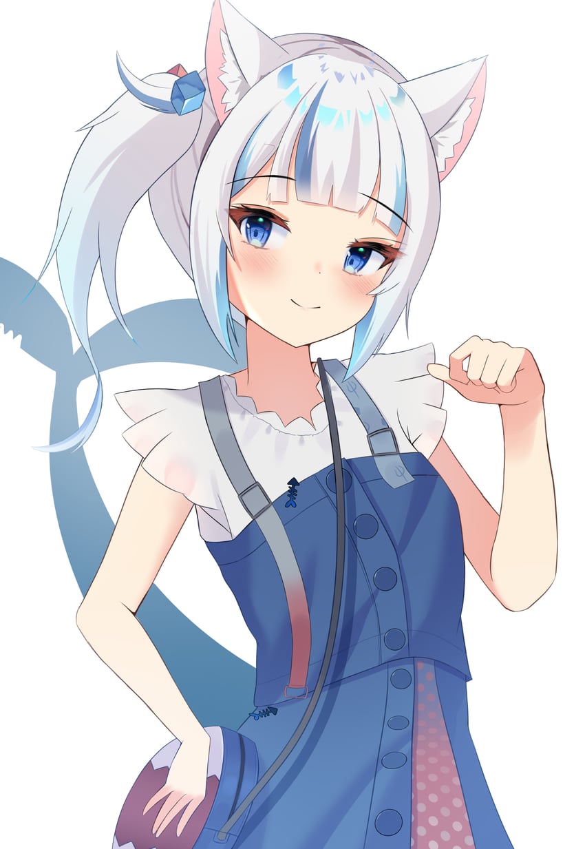 gawr gura (hololive and 1 more) drawn by kawaiipony2