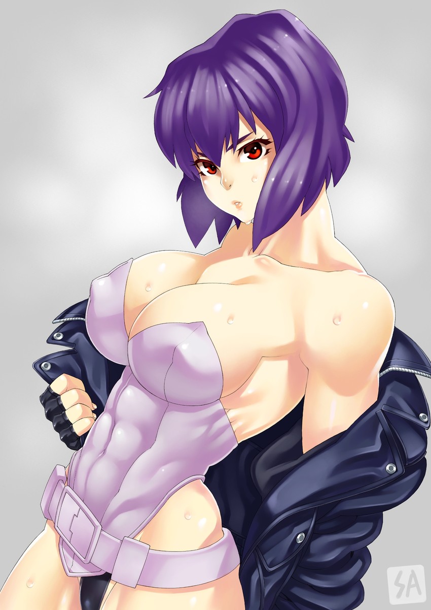 kusanagi motoko (ghost in the shell) drawn by zonda_(solid_air)