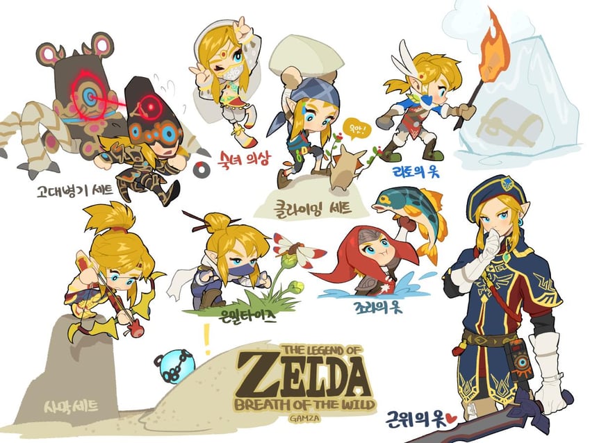 link (the legend of zelda and 1 more) drawn by gamza
