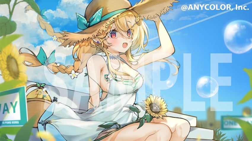 pomu rainpuff (nijisanji and 1 more) drawn by oimo_0imo