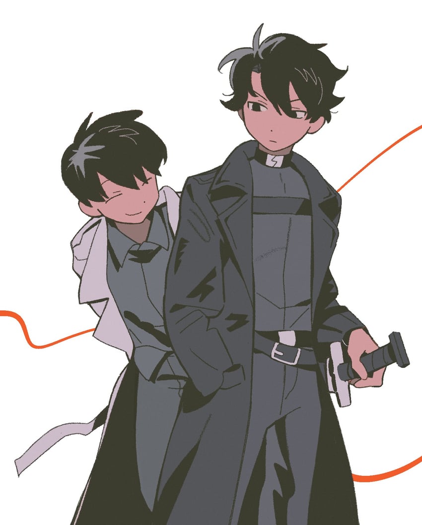 kim dokja and yoo joonghyuk (omniscient reader's viewpoint) drawn by bakori514_(h_akka)