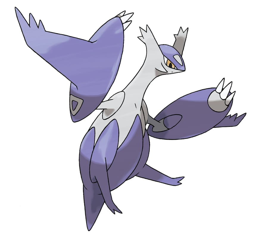 latias and mega latias (pokemon and 1 more) drawn by sugimori_ken