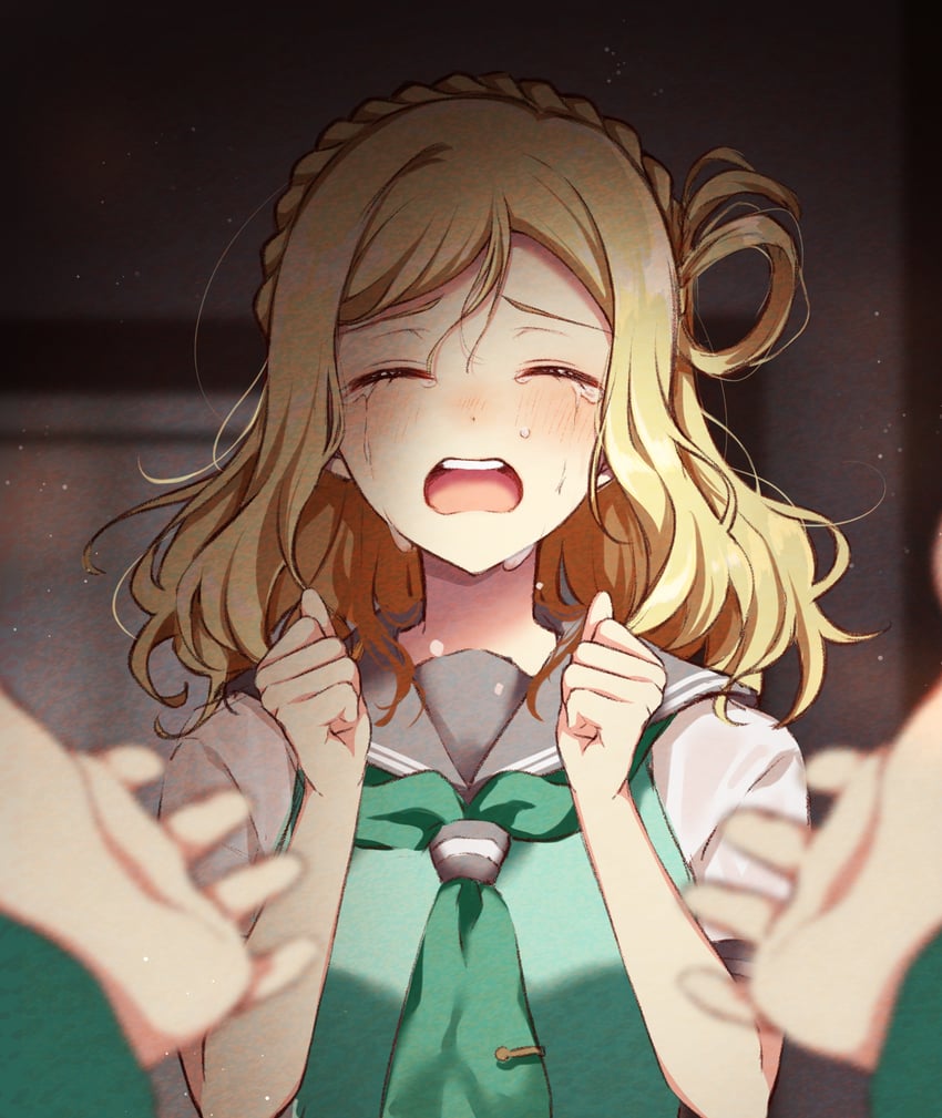 matsuura kanan and ohara mari (love live! and 1 more) drawn by nakaya_rei