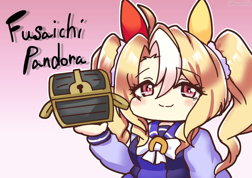 fusaichi pandora and cannibox (umamusume and 1 more) drawn by senhayama_(racoon)