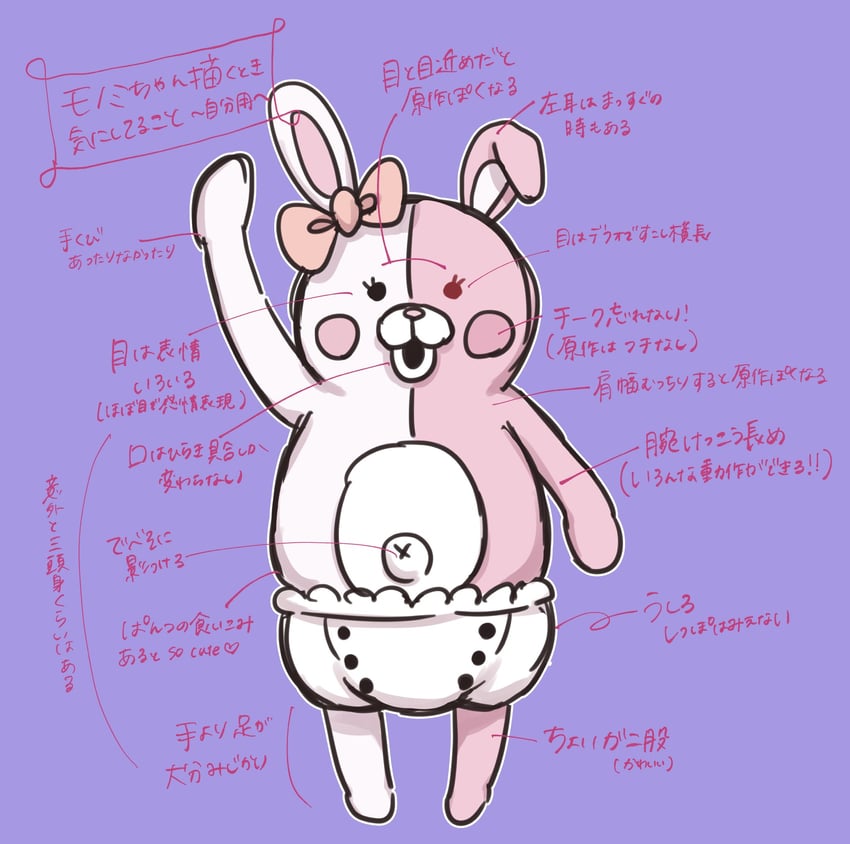 monomi (danganronpa and 1 more) drawn by fuyu_ko