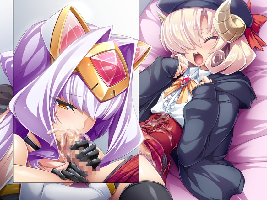azarin, exs-tia magica, and picologil (kouyoku senki exs-tia) drawn by inoino