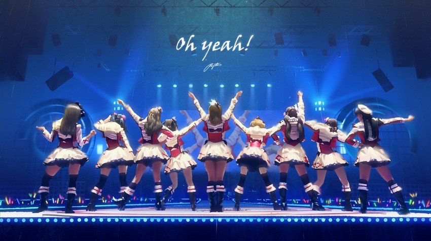nishikino maki, tojo nozomi, sonoda umi, yazawa nico, ayase eli, and 13 more (love live! and 1 more) drawn by regition