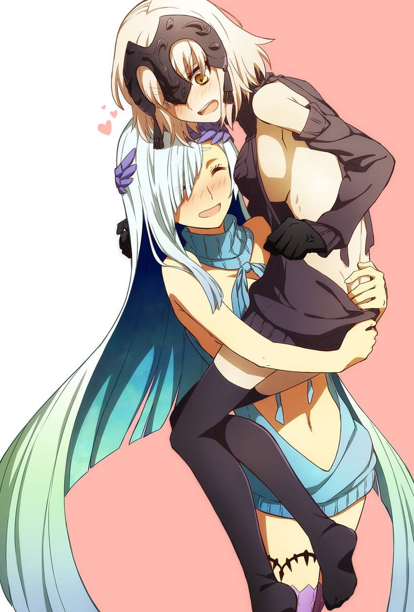 jeanne d'arc alter and brynhild (fate and 3 more) drawn by oiun