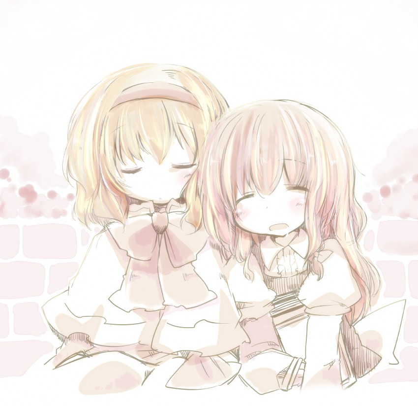 kirisame marisa and alice margatroid (touhou) drawn by futami_yayoi