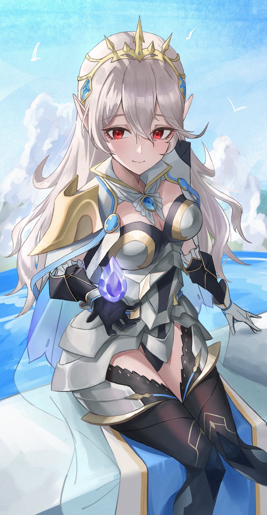 female corrin (fire emblem and 2 more) drawn by latte_(shizuku03)