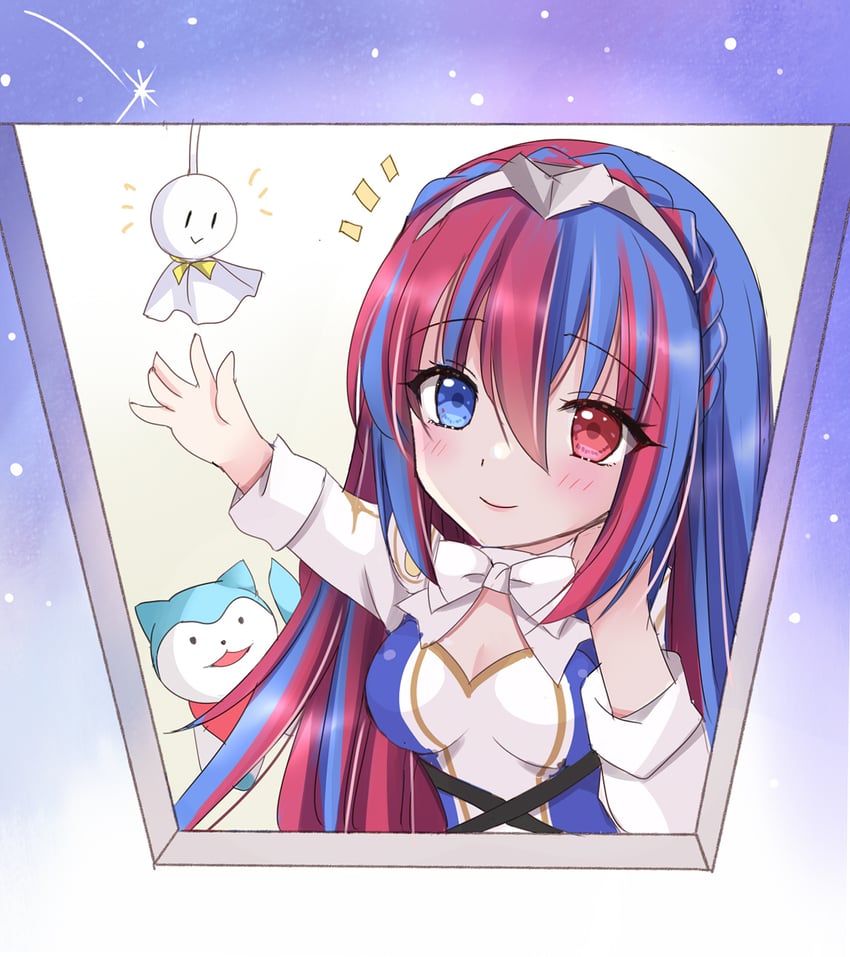 sommie and female alear (fire emblem and 1 more) drawn by kirishima_riona