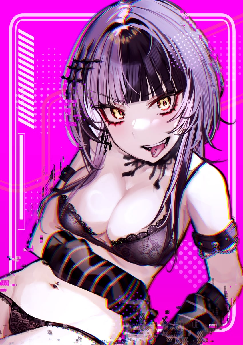 shiori novella (hololive and 1 more) drawn by phazer_(phaazerofficial)