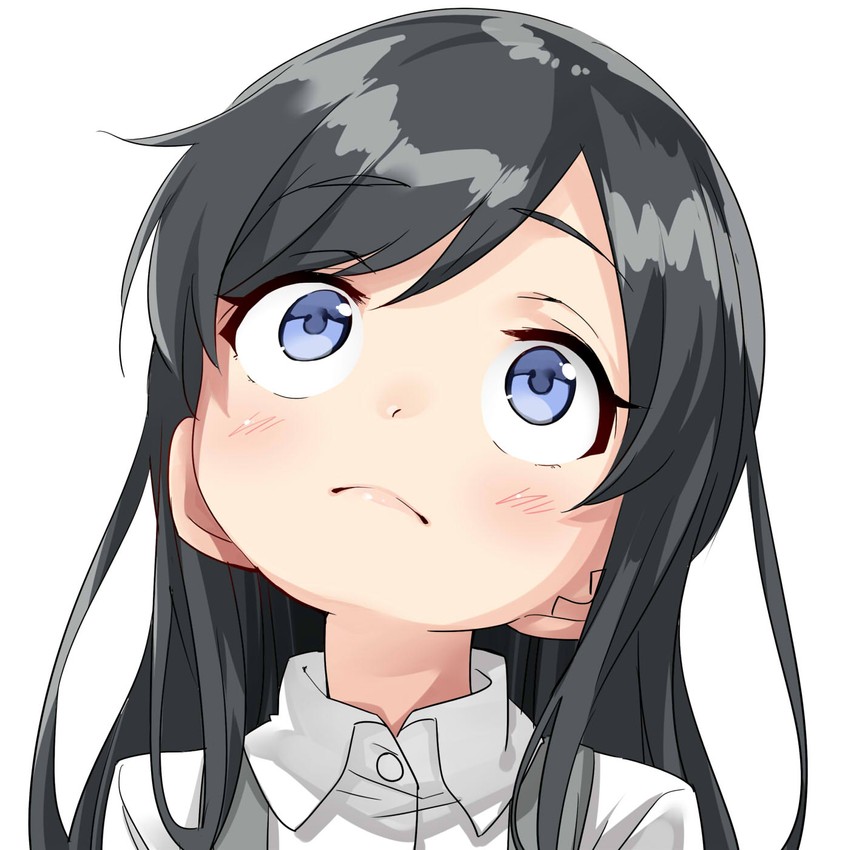 asashio (kantai collection and 1 more) drawn by ebifurya