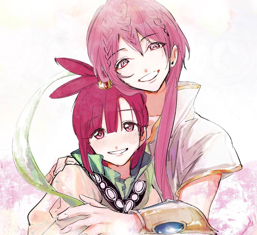 ren kougyoku and ren kouha (magi the labyrinth of magic) drawn by sekaihan_(jpyee48)