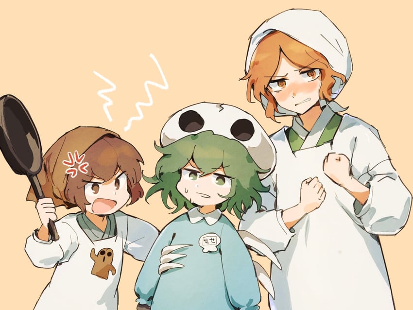 zuifeng tenkai, katano sukune, and kitsugai sese (len'en) drawn by hemo_(hemoroda)