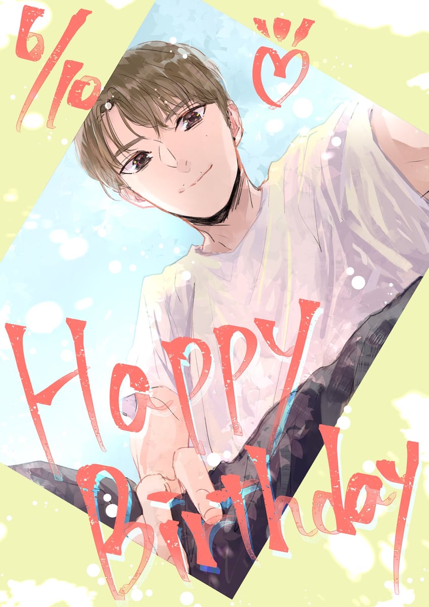 jun (real life and 1 more) drawn by mokome124