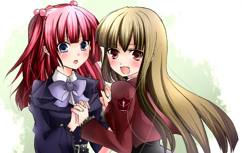 ushiromiya ange and mammon (umineko no naku koro ni) drawn by kinatsu_souju