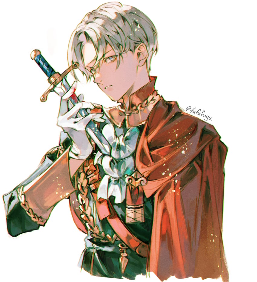 edelgard von hresvelg and dimitri alexandre blaiddyd (fire emblem and 1 more) drawn by negi_(fufufuyu)