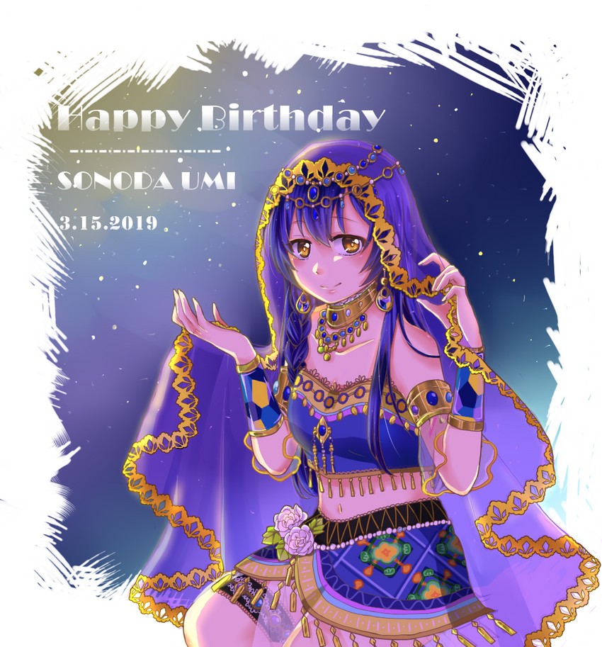 sonoda umi (love live! and 2 more) drawn by yaya871123