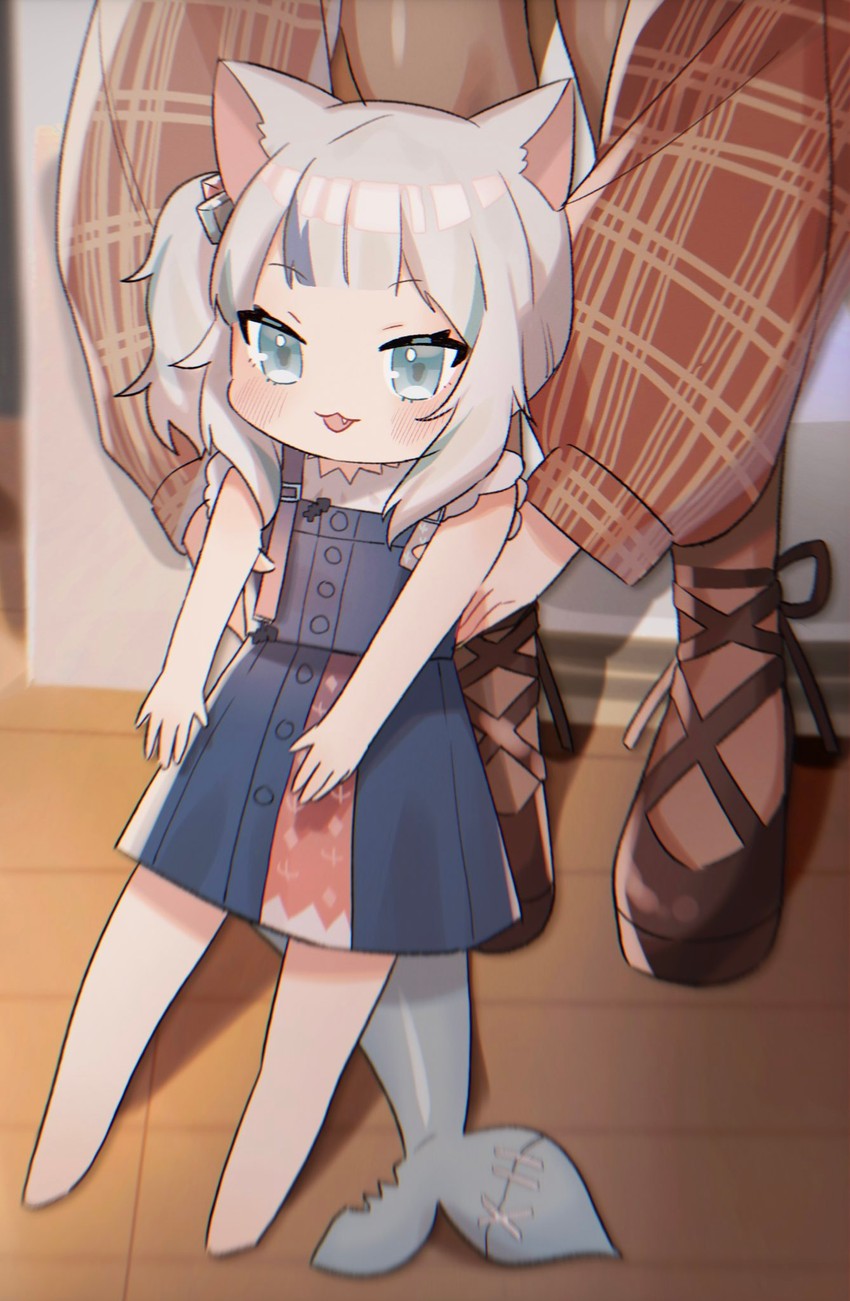 gawr gura and watson amelia (hololive and 1 more) drawn by 852_box