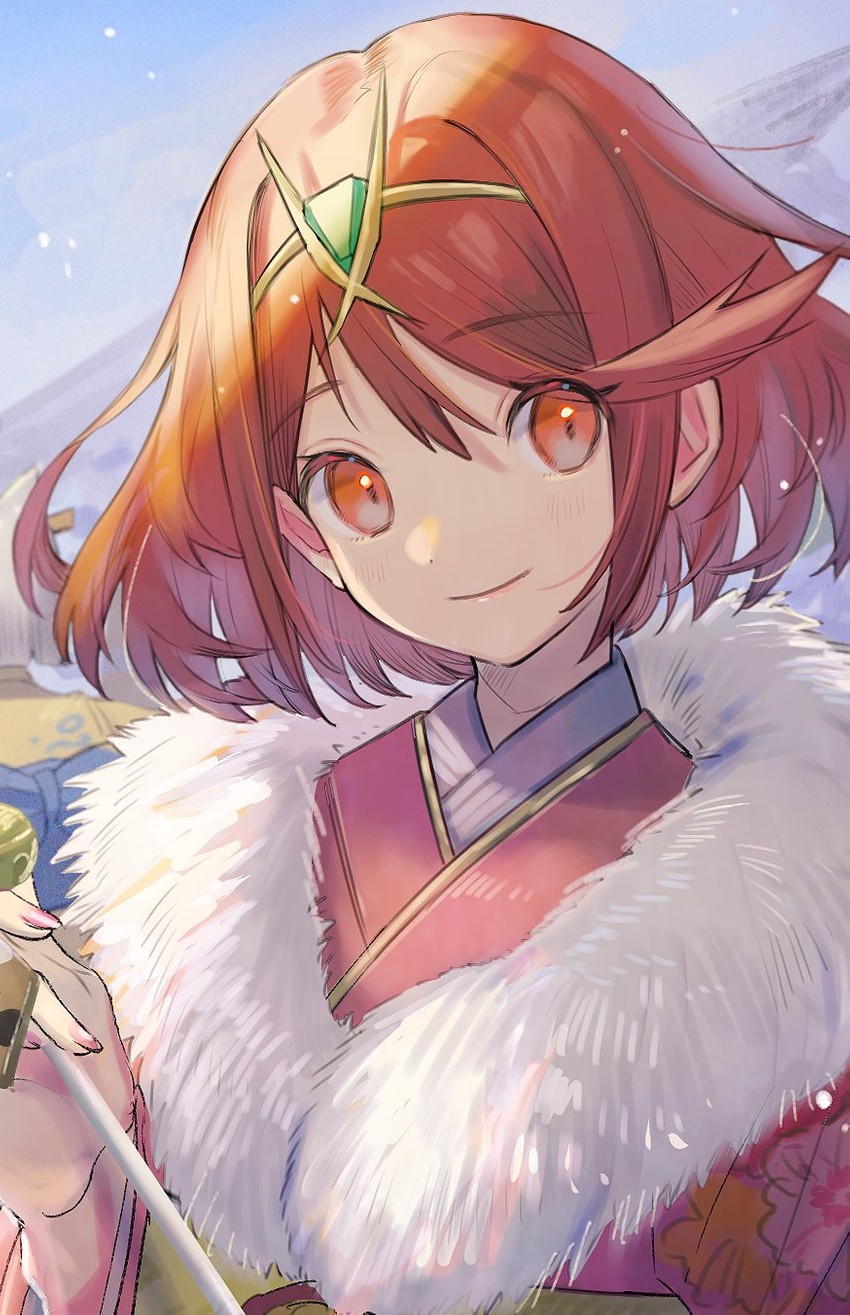 pyra (xenoblade chronicles and 1 more) drawn by fujie-yz
