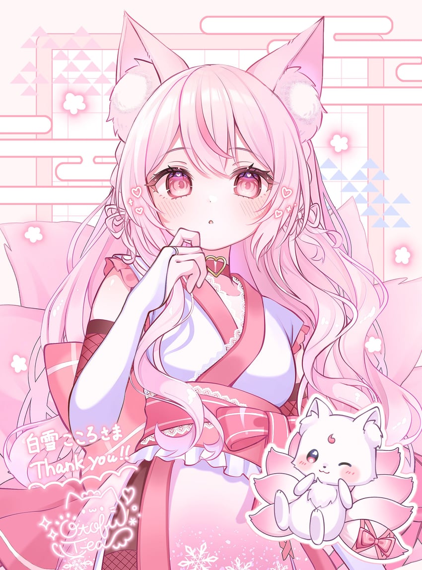 shirayuki kokoro (virtual village vanguard) drawn by otoufu_tea