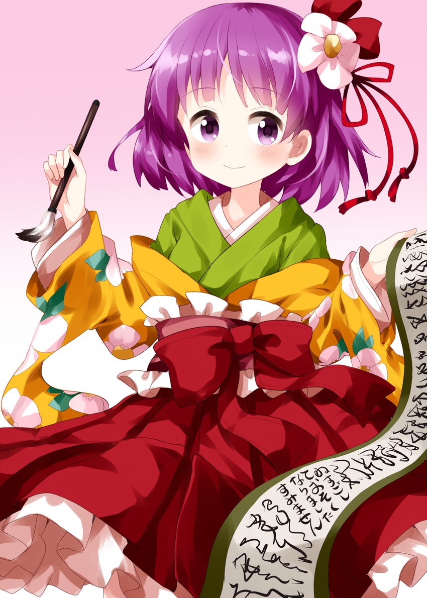 hieda no akyuu (touhou) drawn by ruu_(tksymkw)