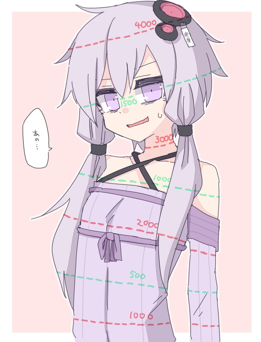 yuzuki yukari (vocaloid and 1 more) drawn by miri_(miri_1m)