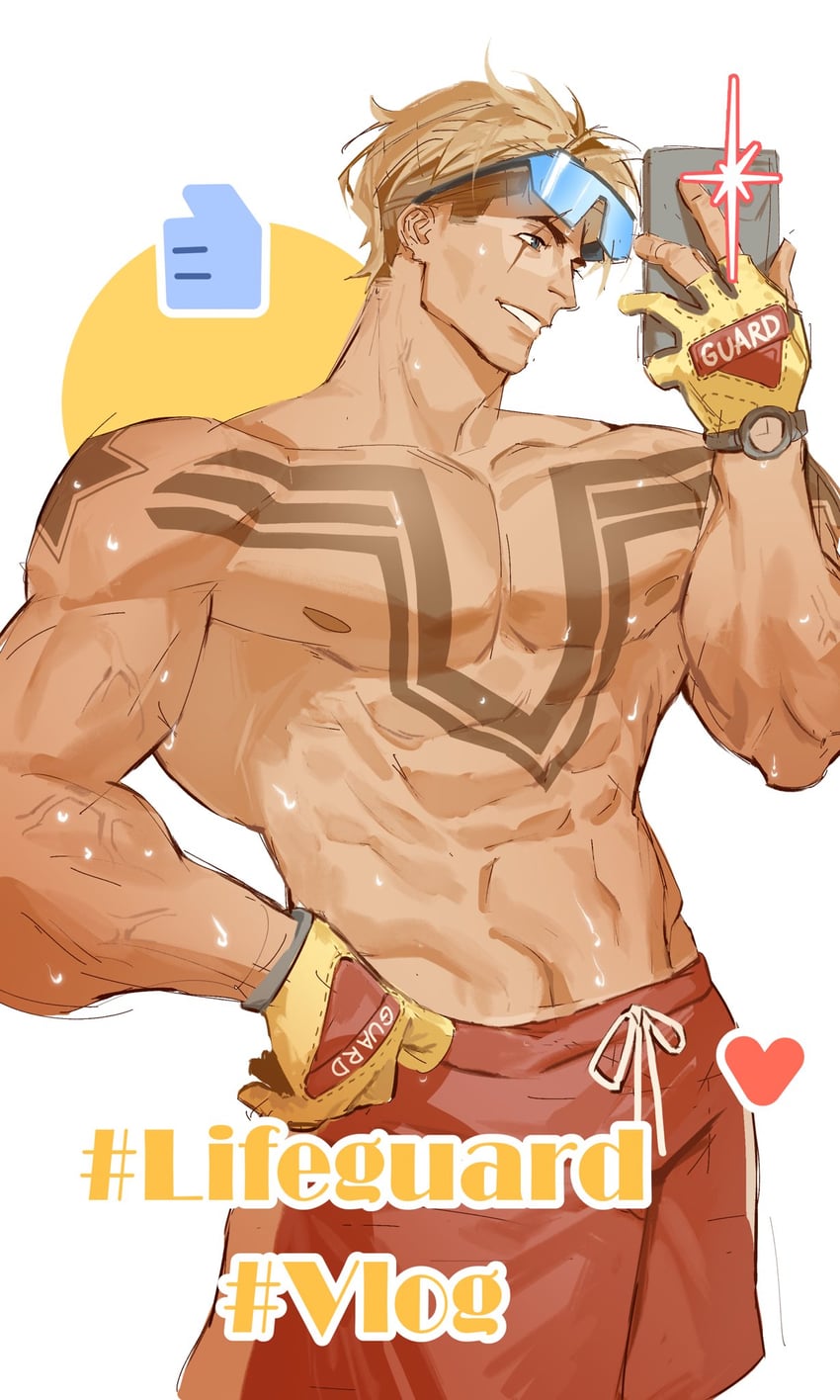 luke sullivan (street fighter and 1 more) drawn by titanium886