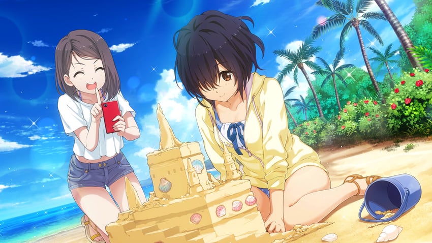 takigawa miu and hiiragi tsubomi (22/7 and 1 more)